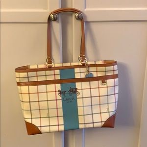 Coach baby bag tote